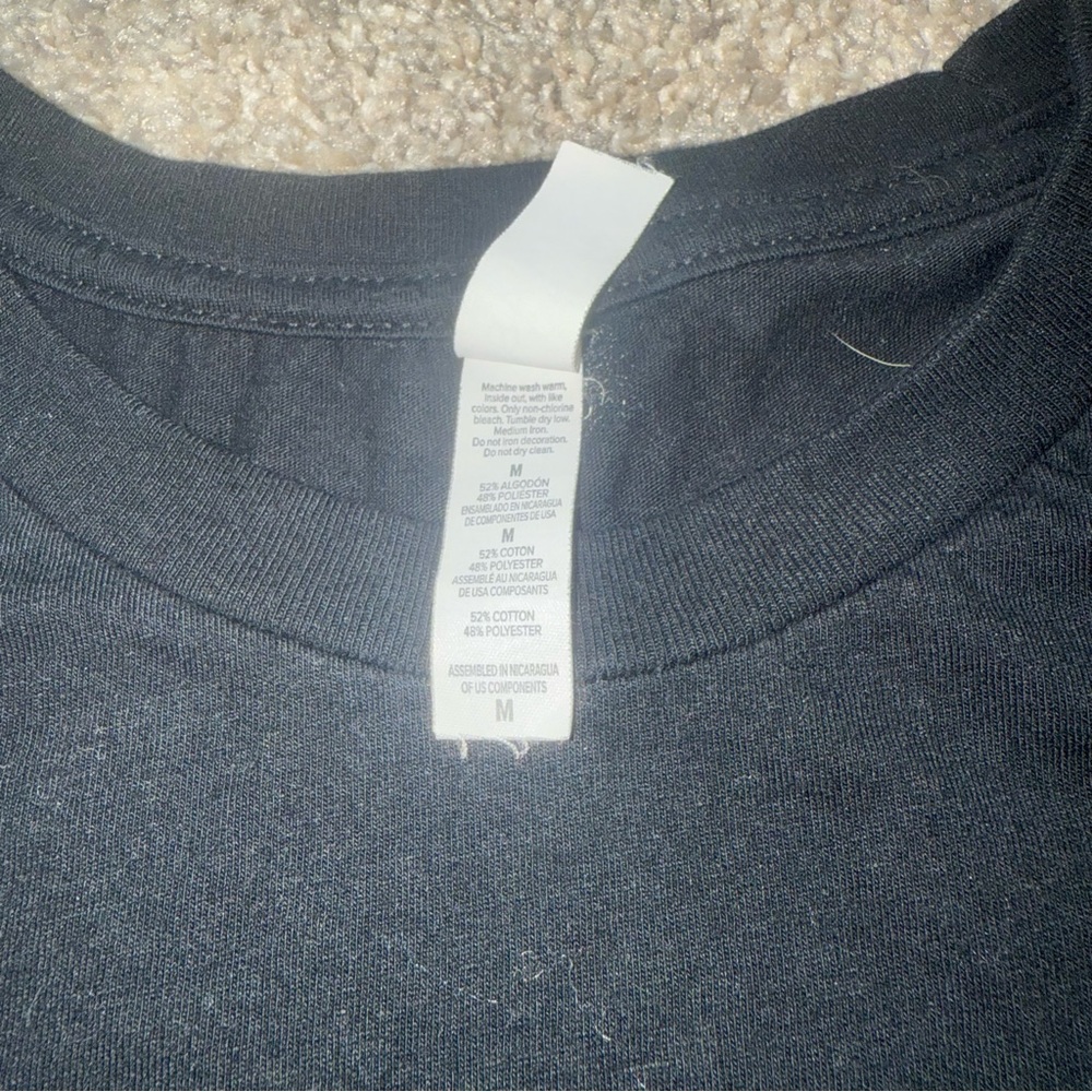 St. Patrick's Day "Bad and Boozy" Cropped Tee - Black, Medium - Picture 2 of 3